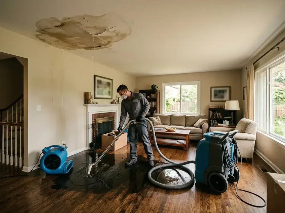 attic-pipe-burst-ceiling-drip-008 — frequently asked questions, Water Damage Restoration & Carpet Care in South San Francisc…